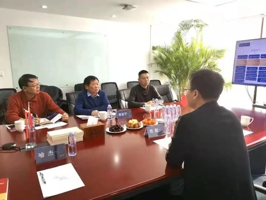 鉑諾集團 江西省駐京辦高延平一行參訪在京江西籍企業鉑諾集團