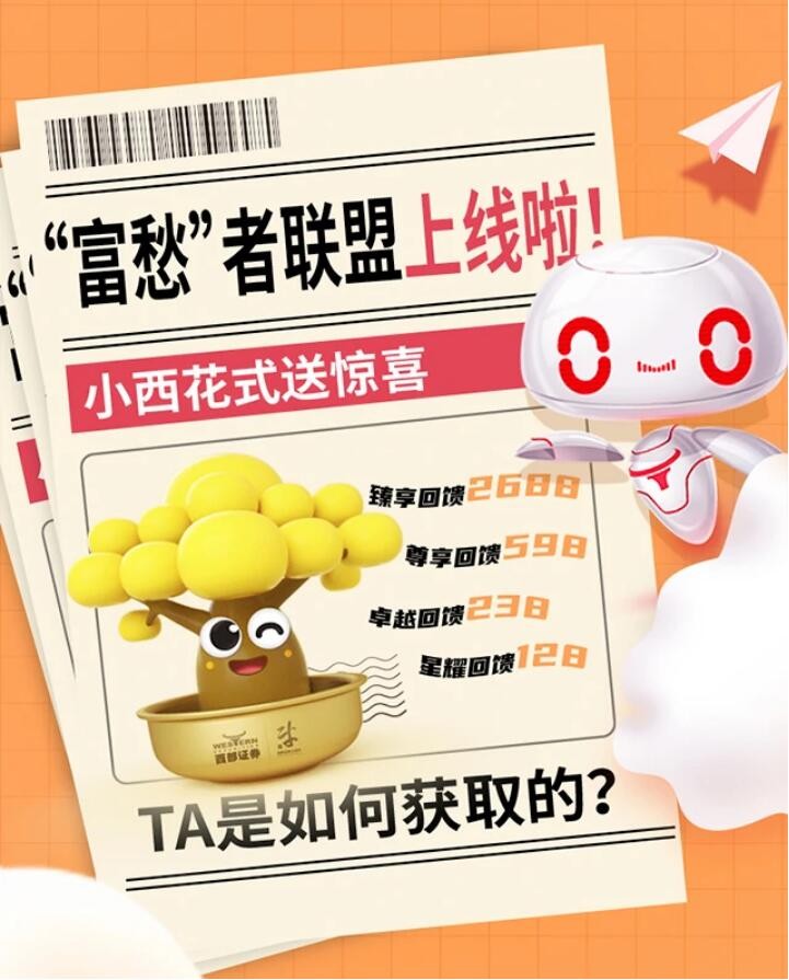 財富樹 西部證券 活動 [有人@你] 領取財富樹 每日抽大獎！