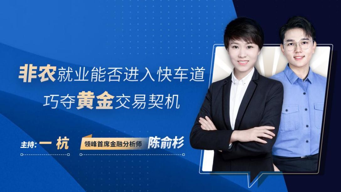 金十訪談間 金十訪談間：領峰陳俞杉主講非農直播，神級策略或再上演